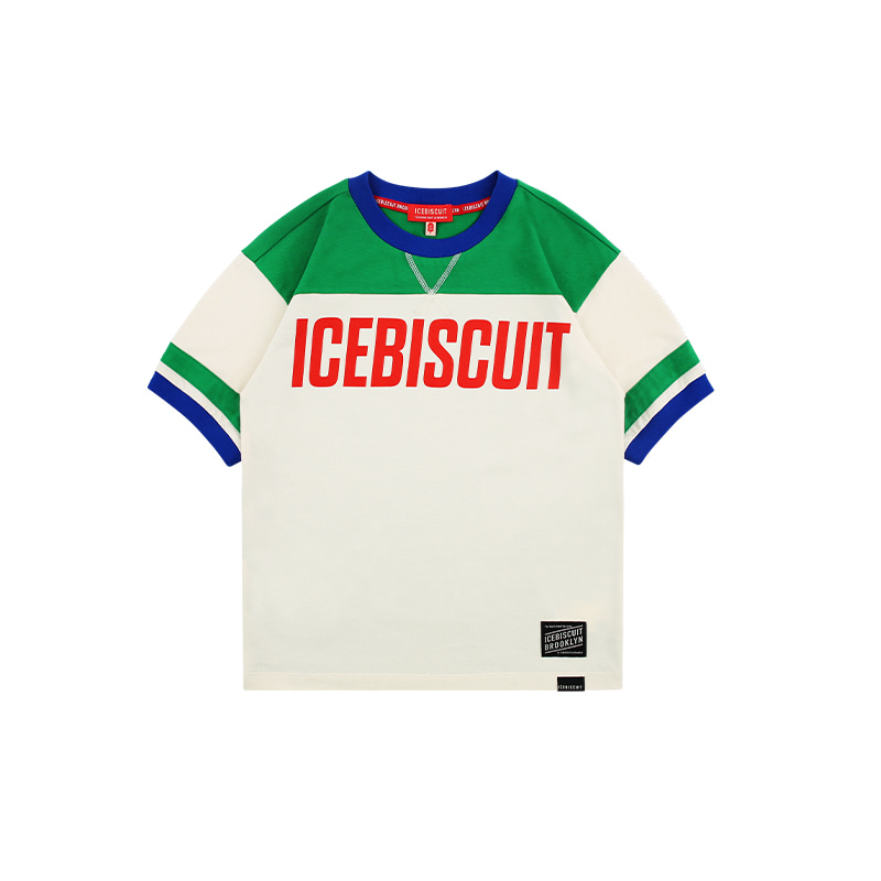 Icebiscuit logo graphic pigment dyed t-shirt